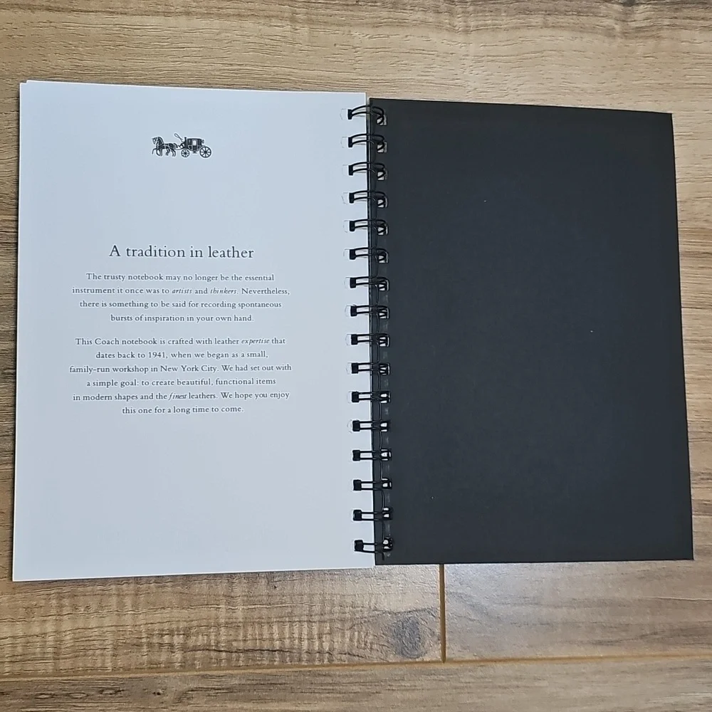 NWOT Coach x Peanuts Notebook In Signature Canvas